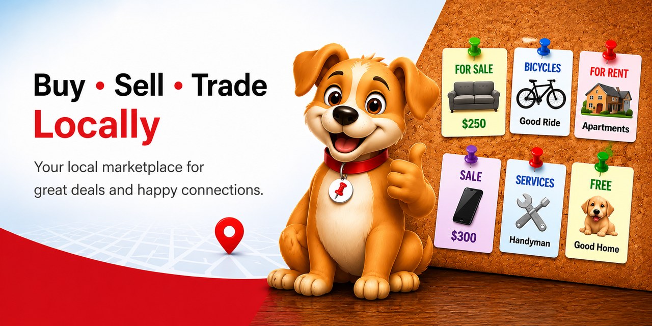 Buy, sell and trade locally